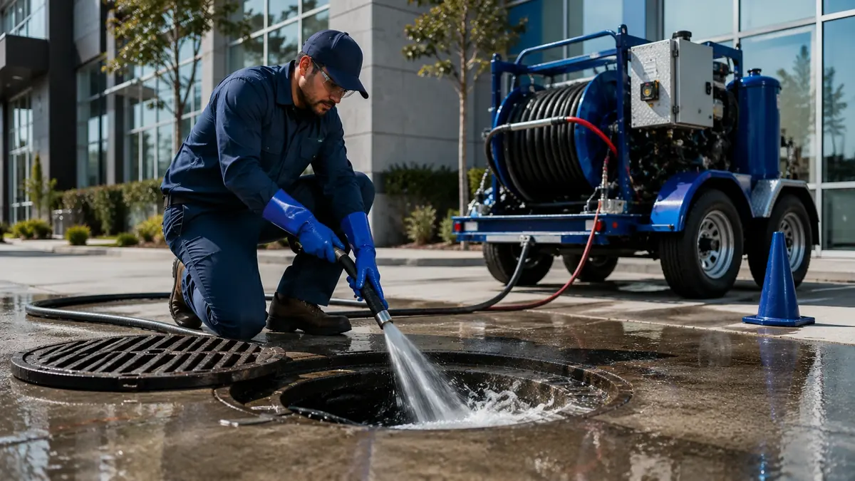 Commercial Hydro Jet Drain Cleaning in Pescadero