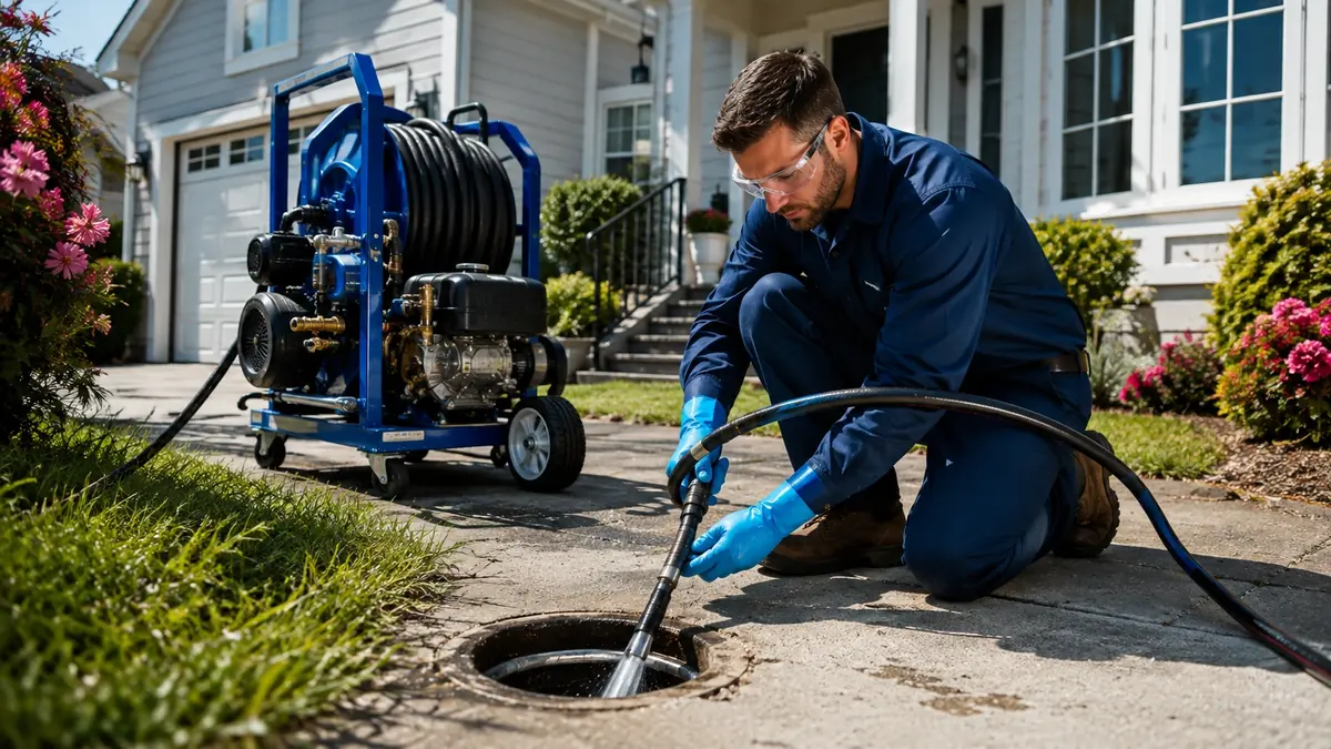 Residential Hydro Jet Drain Cleaning in Pescadero